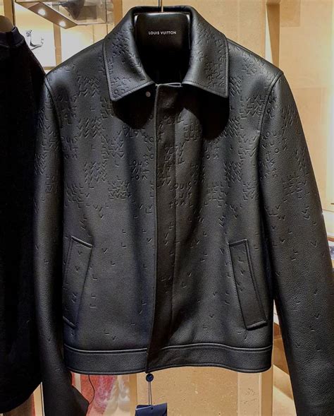 louis vuitton leather jacket|louis vuitton 手袋.